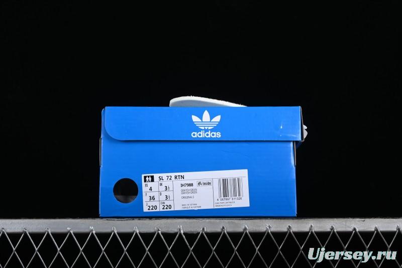 Adidas Originals SL 72 Retro Running Shoes with Ecotex Tongue and EVA Midsole - IH7988