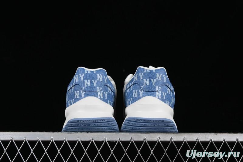 New York Yankees MLB Chunky Runner Denim Monogram Lightweight Casual Sneakers - 3ARNCRD4N50BLS