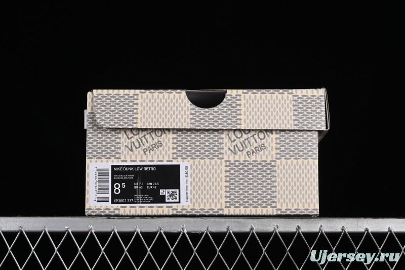 Nike SB Dunk Low LV Collaboration - Khaki Denim Anniversary High-End Custom Low-Top Casual Skate Shoes - XP3802-337