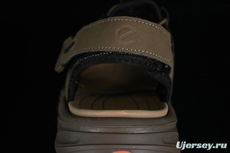 ECCO Offroad Series 2024 Summer New Outdoor Beach Sandals with Anti-Collision Toe and MD Massage Insole - 63133001002