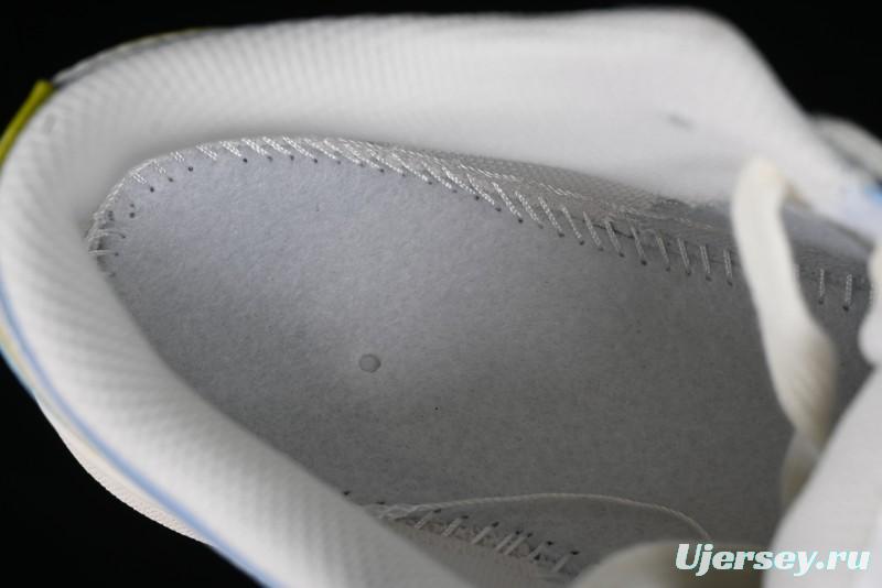 Nike Air Jordan 1 Low Stussy Collaboration - Blue Gold Custom High-End Basketball Shoes - WG8850-007