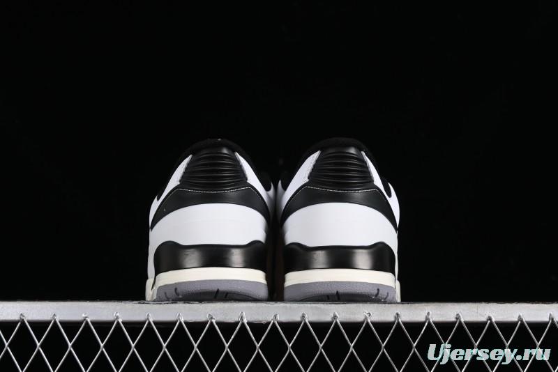 Nike Air Jordan 2/3 Retro Low-Top Basketball Shoes in White/Black - FD0383-100