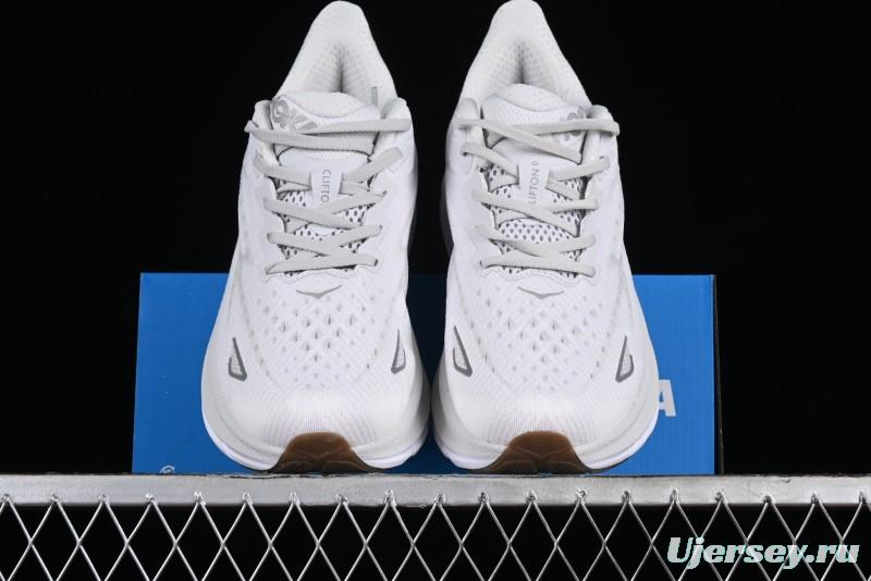 HOKA ONE ONE CLIFTON 9 Running Shoes with Lightweight Knit Mesh and Enhanced Cushioning - 1127895 NCWT
