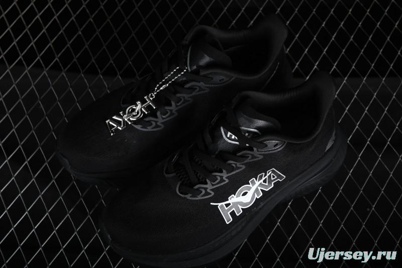 HOKA ONE ONE MACH 6 Flagship Racing Shoes with Carbon Plate Technology and Asymmetric Design - 114791 BLACK