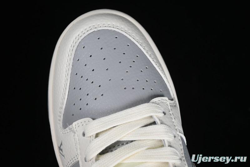 Nike SB Dunk Low LV Collaboration - Beige Silver Gray Anniversary High-End Custom Low-Top Casual Skate Shoes - BB8766-210