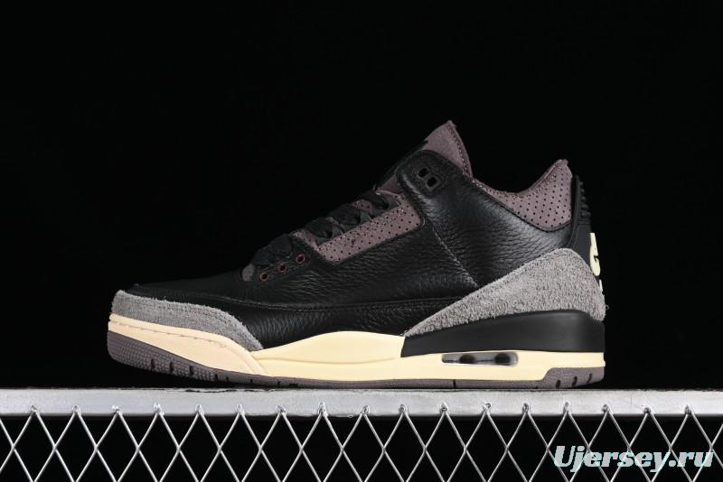 Nike A Ma Maniere x Air Jordan 3 Retro Black Sneakers - FZ4811-001