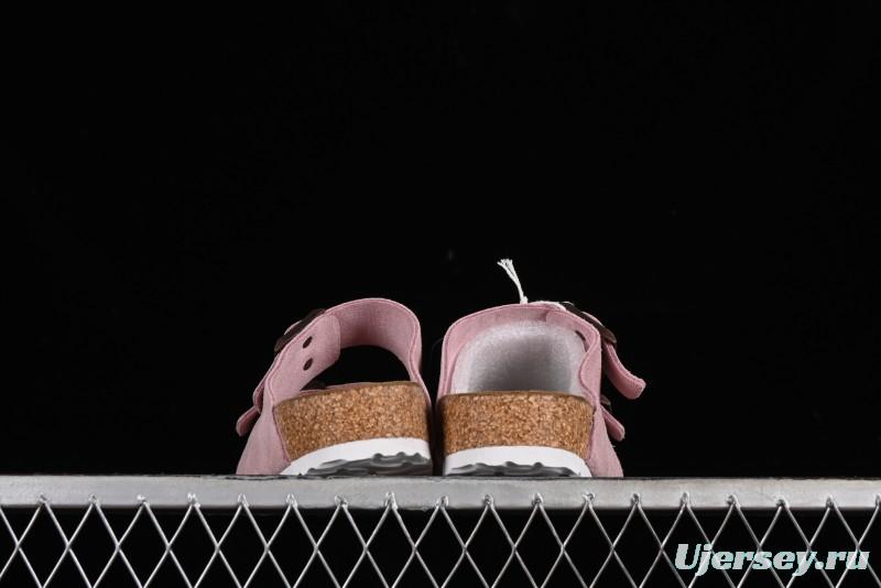 Birkenstock Arizona Soft Footbed Sandals with Suede Leather and Lambswool Lining - G.D4