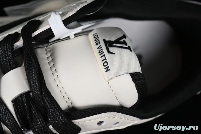 Nike Travis Scott x Fragment Design x Jordan Air Jordan 1 Low OG SP AJ1 LV Grey Black Pig Print Low-top Casual Sneakers - SJ2068-101