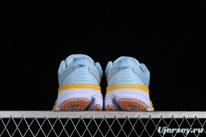 HOKA ONE ONE Bondi 8 Functional Cushioned Running Shoes with Engineered Mesh Upper - 1127954 SSCA