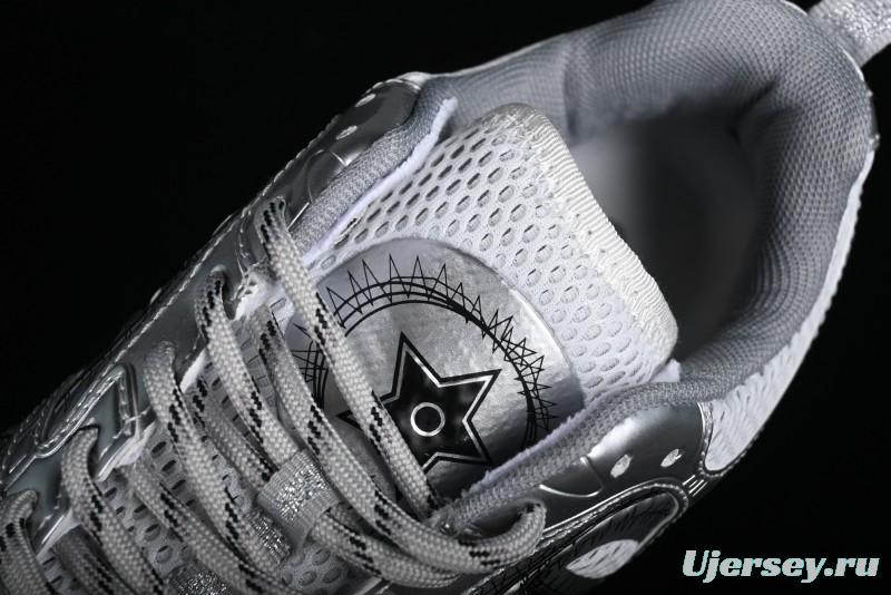 Dior Chrono Round Toe Lace-Up Lifestyle Casual Running Sneakers - 59K GREY