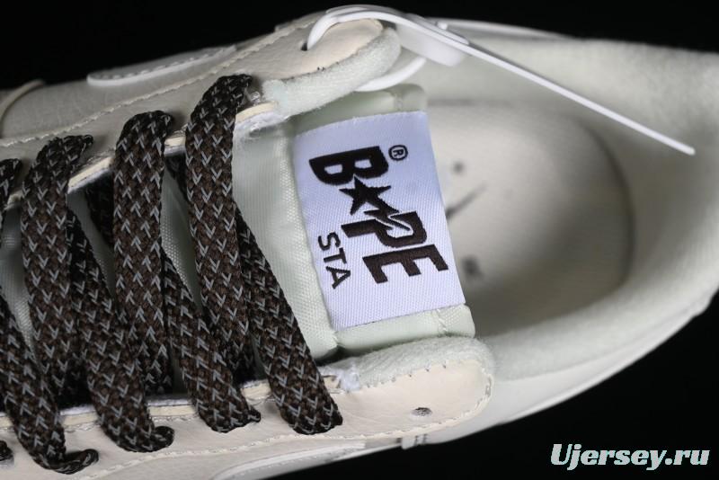 Nike Air Force 1 '07 Low BAPE Collaboration - Beige Black Star FG6688-100