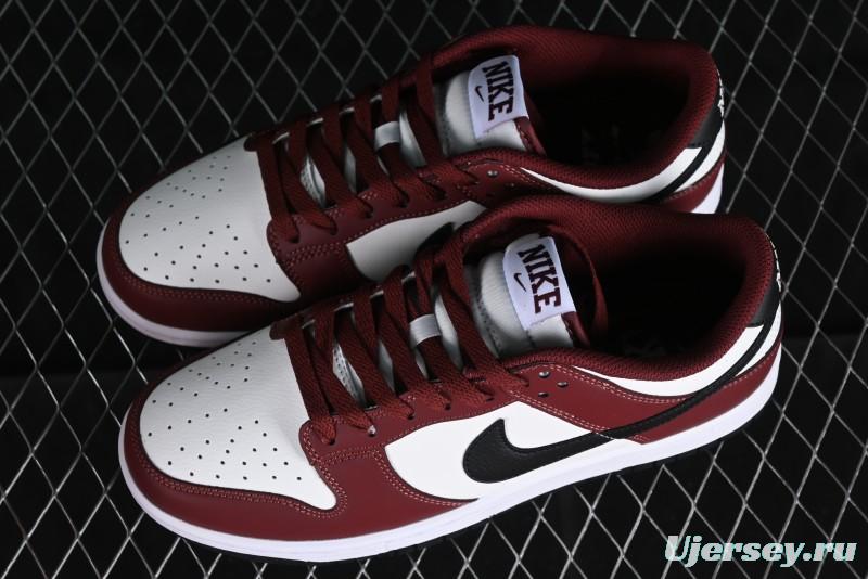 Nike Dunk Low SB Wine Red Black Low-Top Skateboarding Shoes - FJ4616-600
