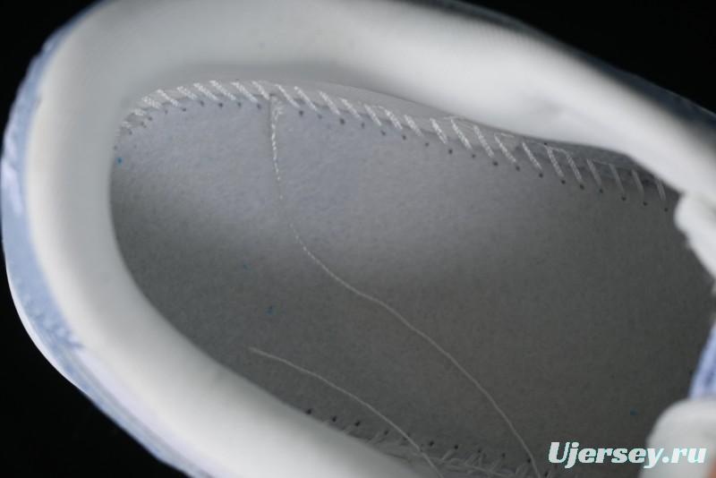 Nike SB Dunk Low Supreme Collaboration - Ice Crystal Blue Anniversary High-End Custom Low-Top Casual Skate Shoes - JH8039-939