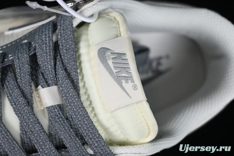 Nike SB Dunk Low Supreme Stone Island Collaboration - Beige Grey Starry Sky Anniversary High-End Custom Low-Top Casual Skate Shoes - BB9866-002