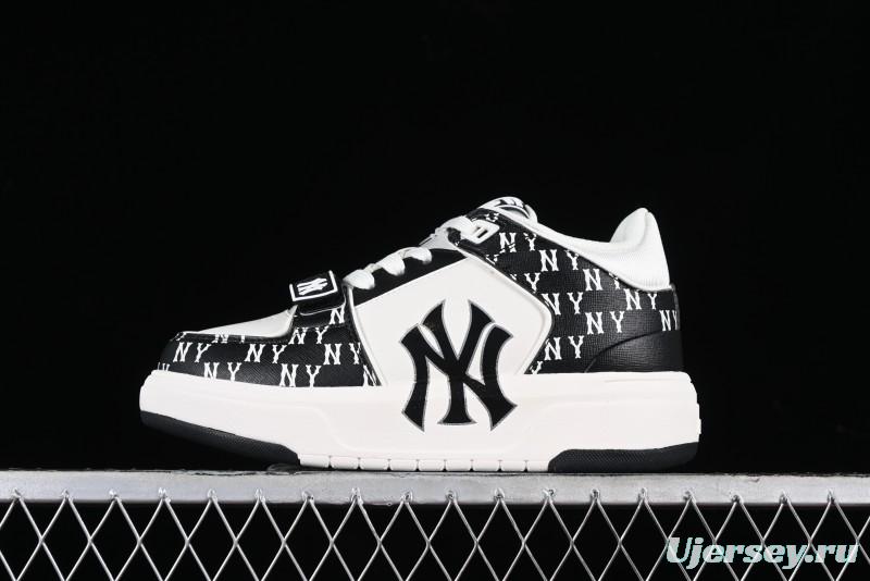 MLB Chunky Liner New York Yankees Hook & Loop Lightweight Platform Sneakers with 6cm Height Increase - 3ASXLM13N50BKS