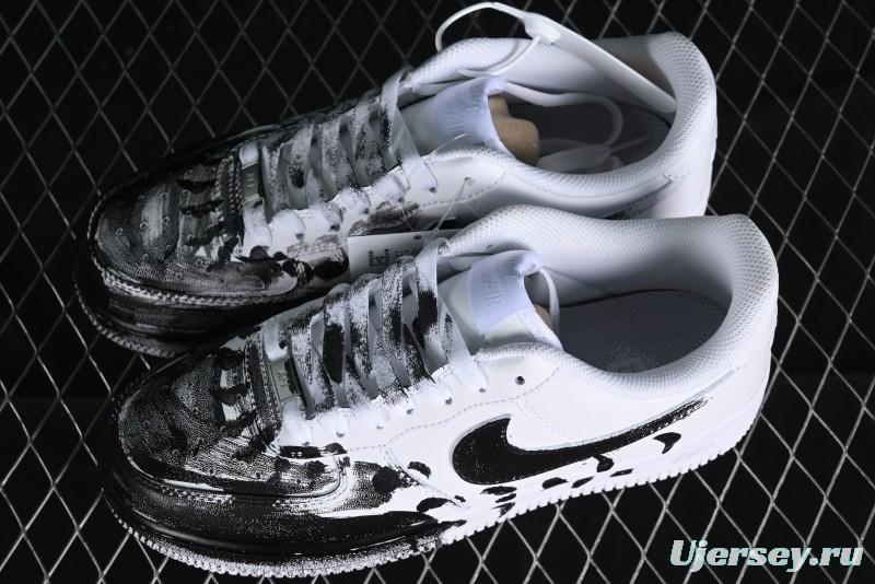 Nike Air Force 1 '07 Low Custom Hand-Painted 2D Industrial Scene Casual Sneakers - 315122-311