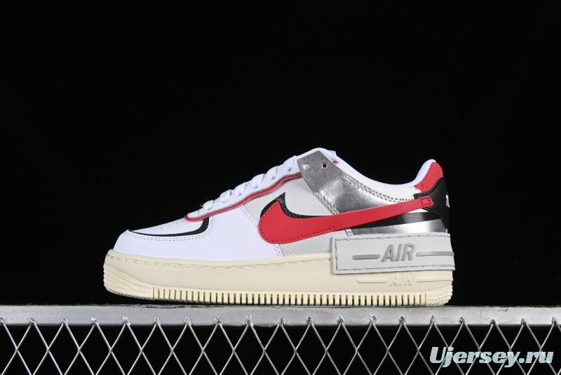 Nike Air Force 1 Shadow Lightweight Elevated Low-Top Casual Sneakers - FN6335-100