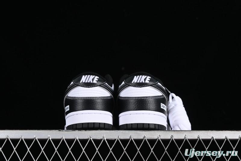 Nike Supreme x SB Dunk Low Panda Colorway Low-Top Casual Skate Shoes - RM2308-332