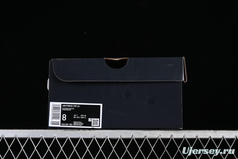 Nike Air Force 1 '07 Low Silver Swoosh Casual Sneakers - HQ1180-001