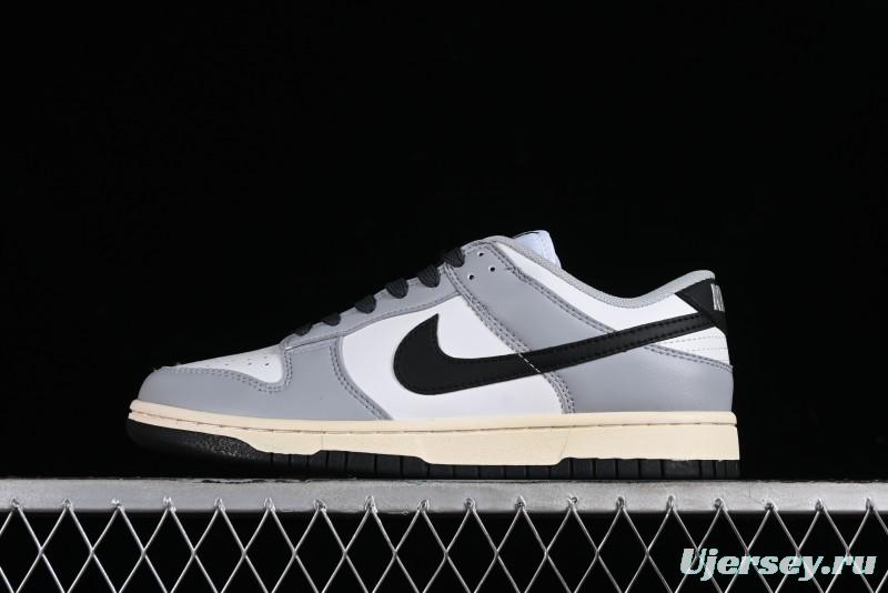 Nike Dunk Low SB Light Smoke Grey White Grey Casual Skate Shoes - DD1503-117