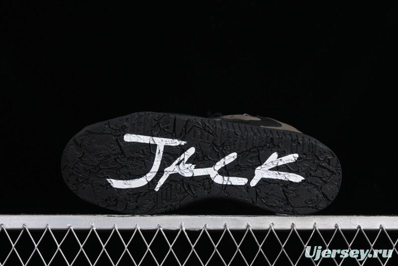 Nike Travis Scott x Jordan Cut The Check AJ1 Basketball Shoes with Velcro Design - FZ8117-200