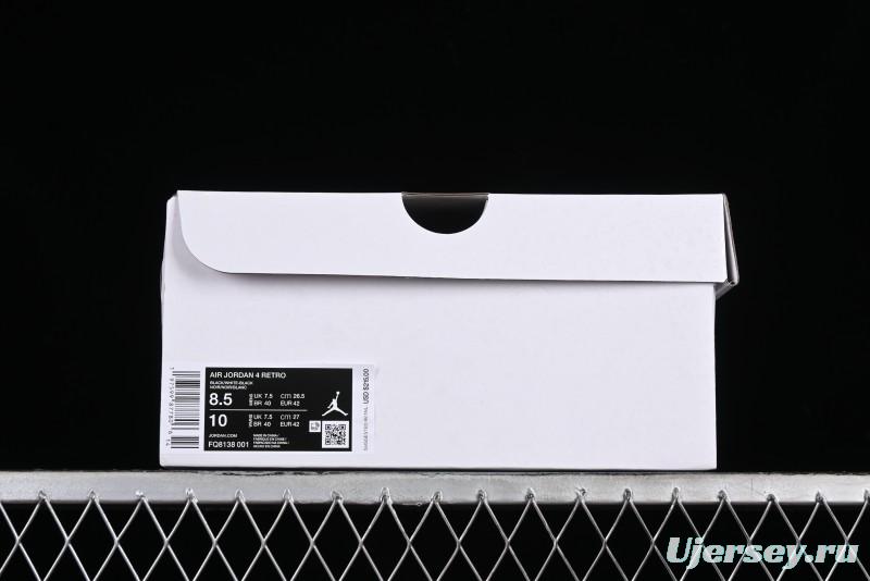 Nike Air Jordan 4 Retro "White Thunder" Basketball Shoes - FQ8138-001