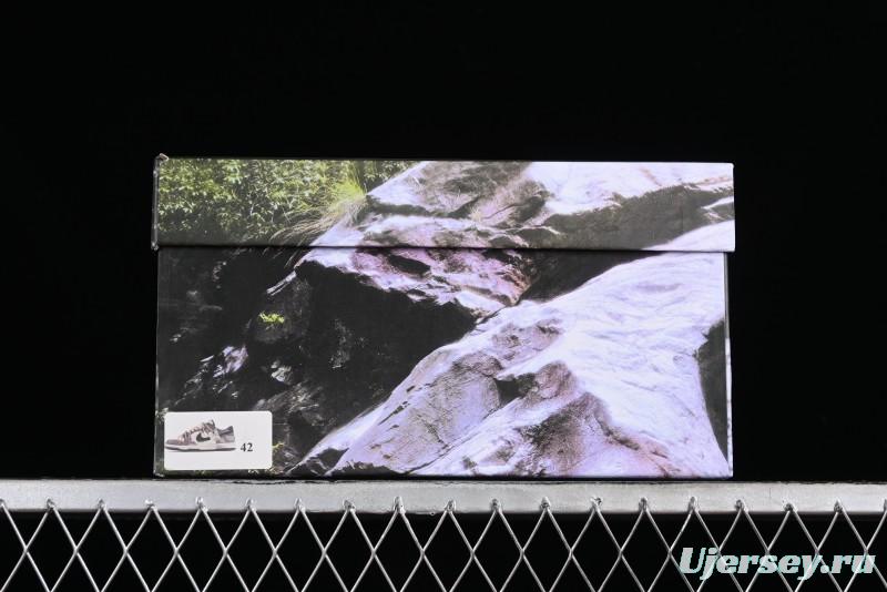 Nike Dunk Low Panda Prank Jungle Crossing - Green Wild Floating Abyss Beige Brown Green SB Lace-Up Low-Top Casual Skate Shoes - FD0350-133