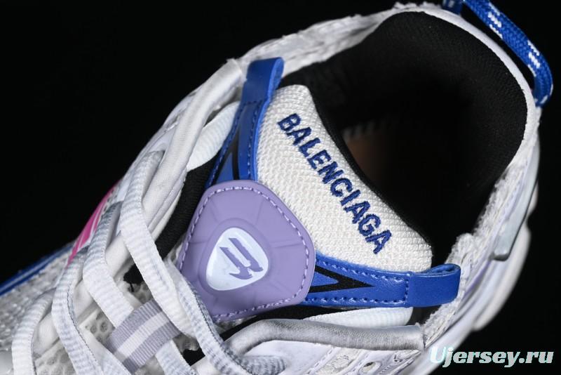 Balenciaga Runner Kith Four Color Retro Casual Sneakers - W3RMU9554