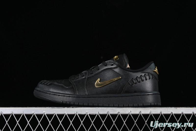 Nike Air Jordan 1 Low "Method of Make" Casual Sneakers with Woven Design - FN5032-007