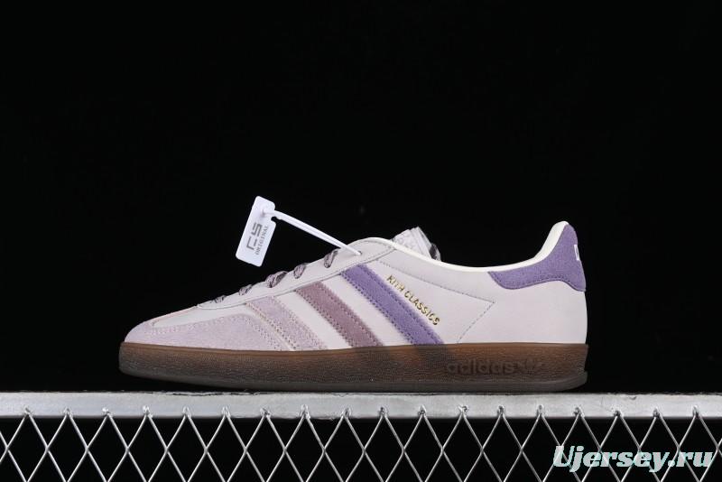 Adidas Originals Gazelle Indoor Kith Retro Casual Slip-Resistant Wear-Resistant Low-Top Sneakers - IH0120