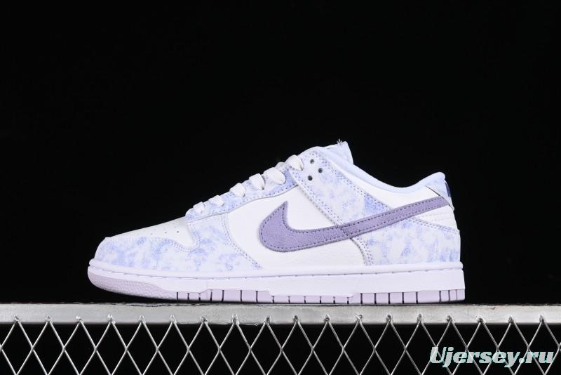 Nike SB Dunk Low Premium White Light Purple Skateboarding Shoes - DM9467-500