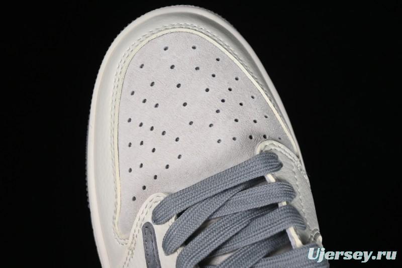 Nike Travis Scott x Fragment Design x Air Jordan 1 Low OG SP AJ1 LV Collaboration Casual Sneakers - XY2688-103