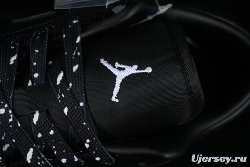 Nike Air Jordan 1 Low "Black Croc" Casual Sneakers with Crocodile-Embossed Leather - HJ7743-010