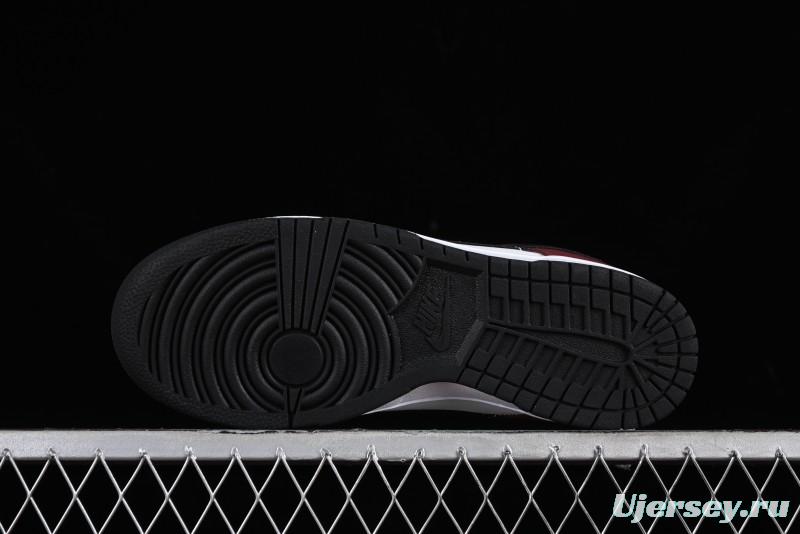 Nike Dunk Low SB Wine Red Black Low-Top Skateboarding Shoes - FJ4616-600