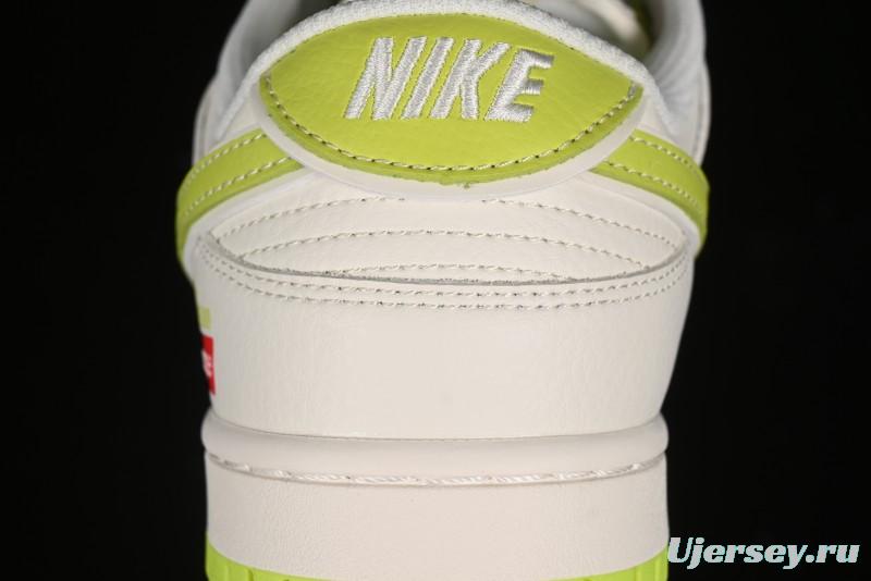 Nike SB Dunk Low Supreme Stone Island Collaboration - Fluorescent Beige Anniversary High-End Custom Low-Top Casual Skate Shoes - BB9866-005