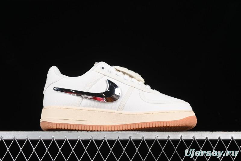 Nike Air Force 1 Low Travis Scott Limited Edition Casual Sneakers - AQ4211-101