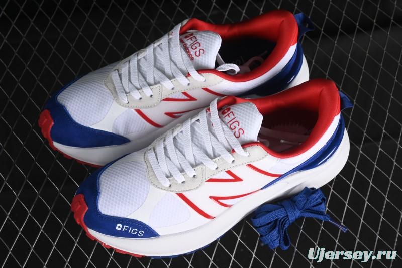 New Balance 3447 Series Retro Running Shoes with Textile and Leather Upper - U3447LA