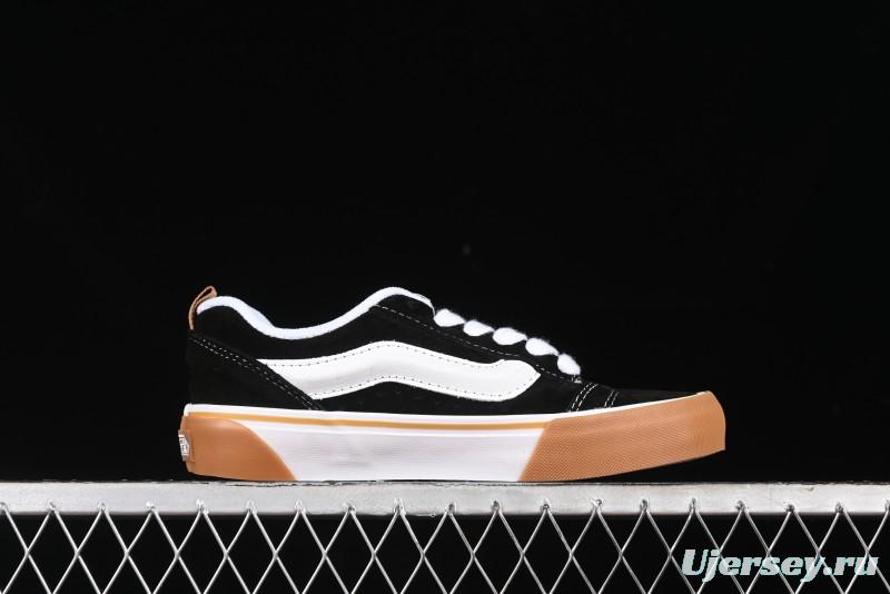 Vans Knu Skool Low Top Retro Casual Vulcanized Skate Shoes with Chunky Tongue - VN0009QCCJI