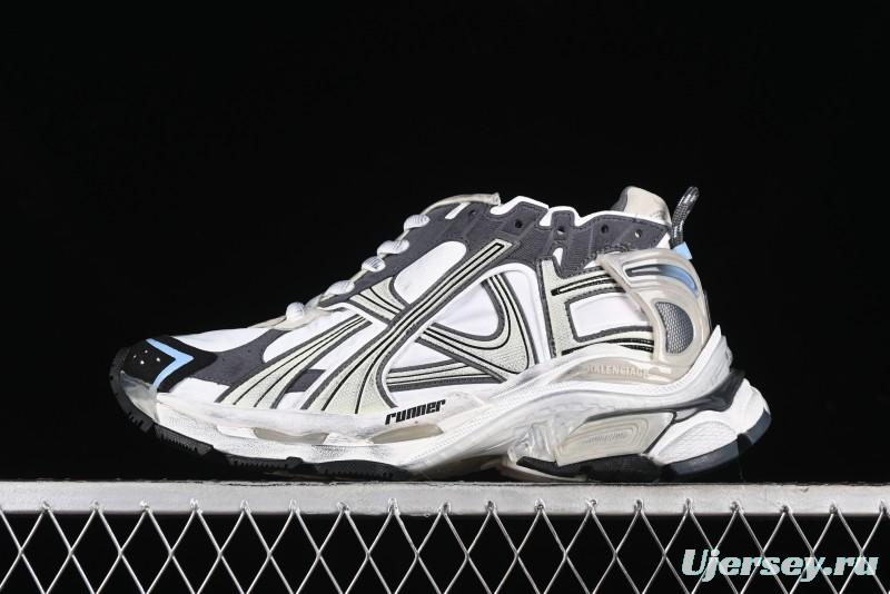 Balenciaga Runner Kith Four Color Retro Casual Shoes - W3RMU0150