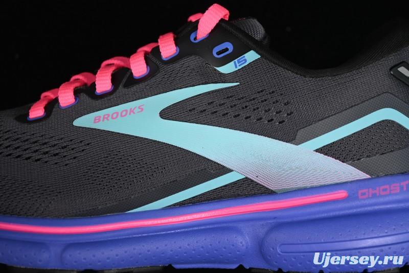 Brooks Ghost 15 Running Shoes with DNA LOFT V2 Cushioning and Breathable Air Mesh - 1203801B079