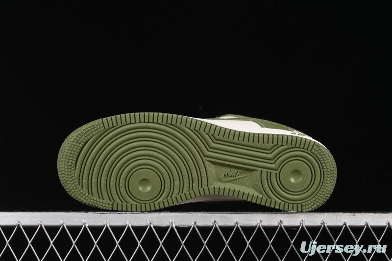 Nike Air Force 1 '07 Low Stussy Collaboration - Lotus Green Low-Top Casual Sneakers - BB5353-515