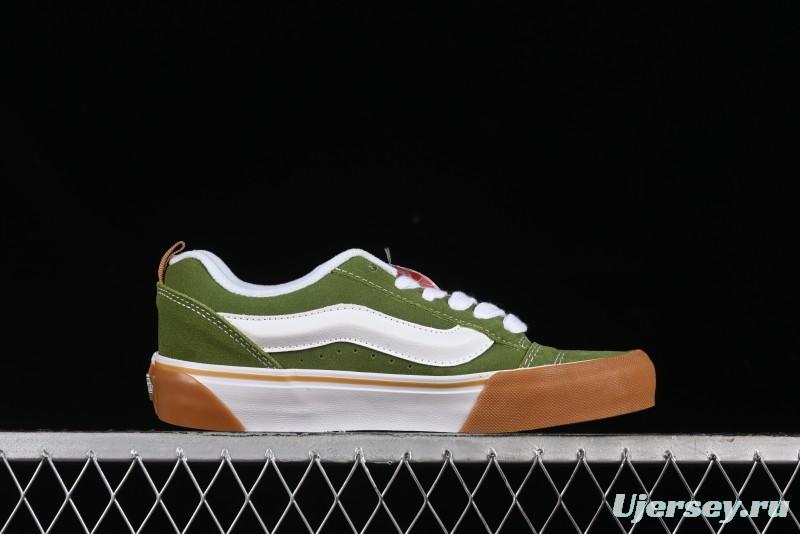 Vans Classics Knu Skool Retro Sneakers with Enlarged Toe and Thickened Sole - VN0009QCCIB