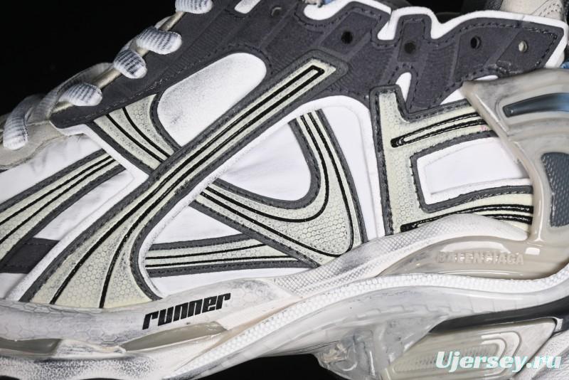 Balenciaga Runner Kith Four Color Retro Casual Shoes - W3RMU0150