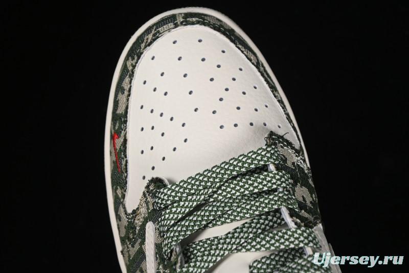 Nike Travis Scott x Fragment Design x Air Jordan 1 Low OG SP AJ1 Low-top Casual Sneakers - XY2688-114