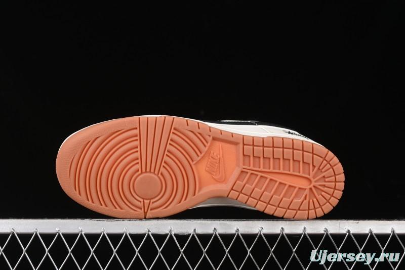 Nike SB Dunk Low Stussy Anniversary Edition Custom Premium Low-Top Skate Shoes - DQ1098-385