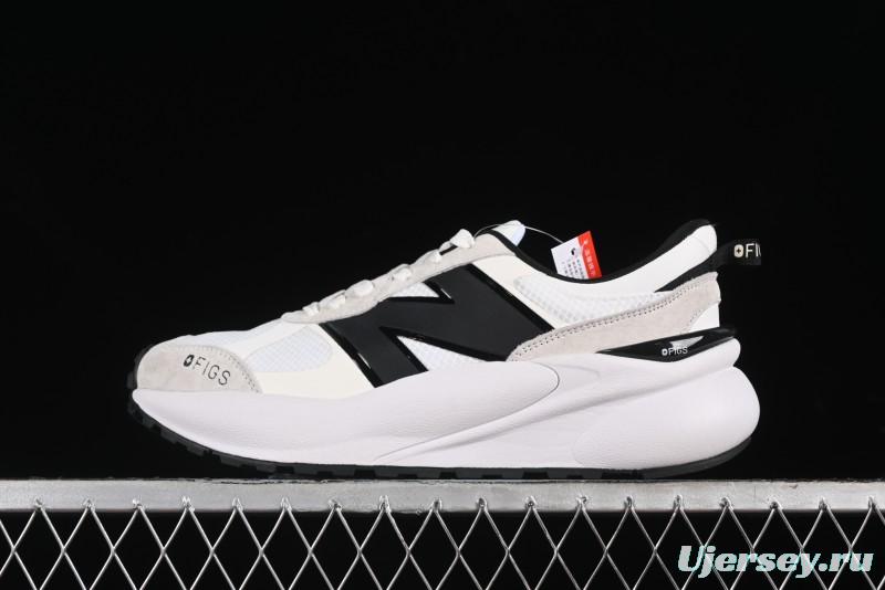 New Balance 3447 Series Retro Casual Running Shoes with Textile and Leather Upper - U3447LC