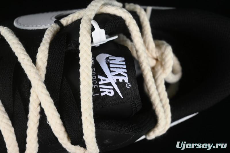 Nike Air Force 1 '07 Low Panda Deconstructed Low-Top Casual Sneakers - FV0627-010