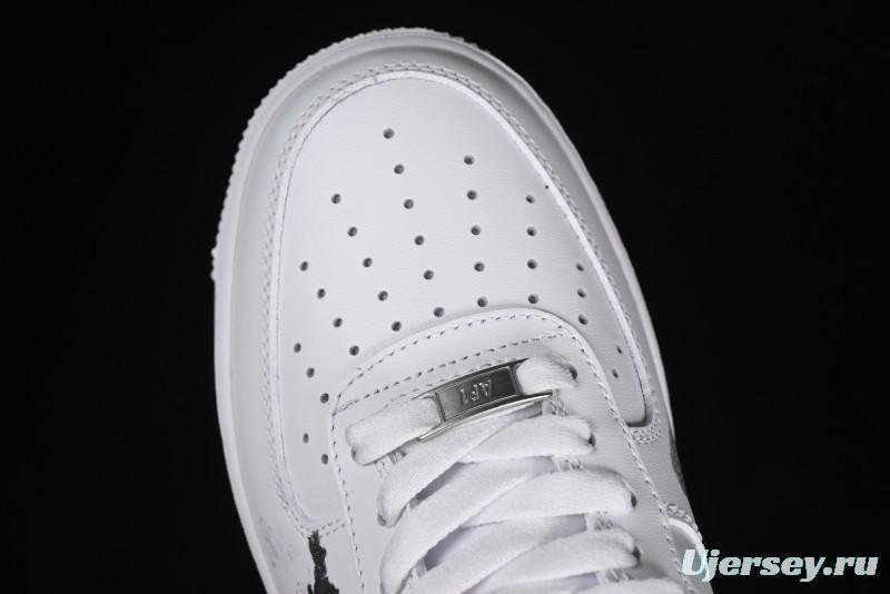 Nike Air Force 1 '07 Low Black Myth Wukong Custom Spray Paint Gift Box Low-Top Casual Sneakers - ZH0316-043