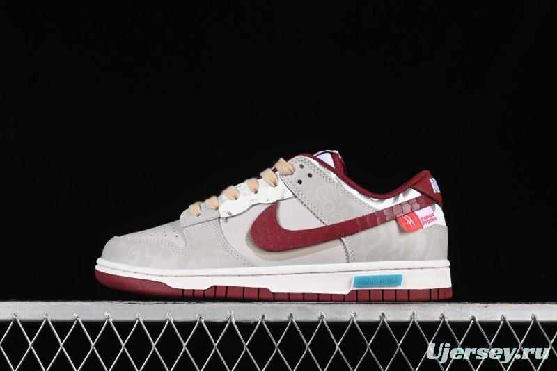 Nike Dunk Low Panda Prank CNY Year of the Dragon Limited Edition Team Red SB Low Top Casual Skate Shoes - DD1391-601