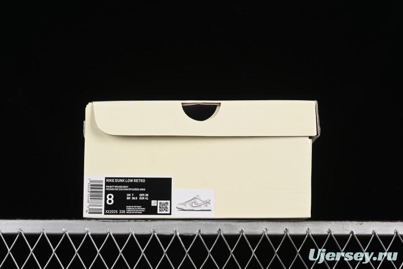 Nike SB Dunk Low The North Face Collaboration - Cement Grey Pig Anniversary High-End Custom Low-Top Casual Skate Shoes - XX2025-326